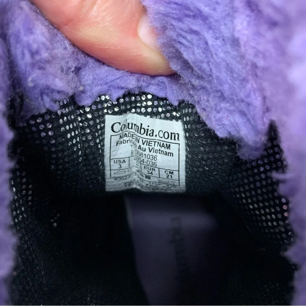 Columbia Bugaboot girls boots size 3